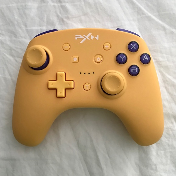 PXN 9607X Wireless Gaming Controller For Nintendo Switch PC IOS Yellow Purple - Picture 2 of 9